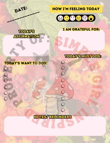 Busy Bee Like Me Monthly Planner product image (5)