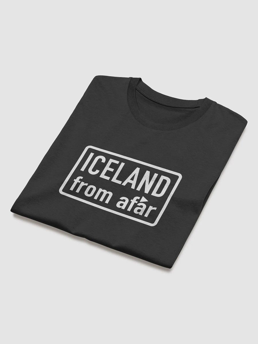 Iceland from afar. Organic cotton T-shirt product image (3)