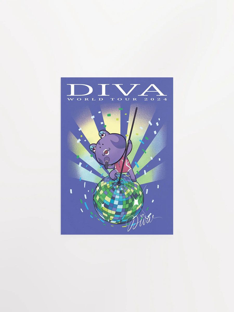 Diva World Tour 2024 Poster product image (1)
