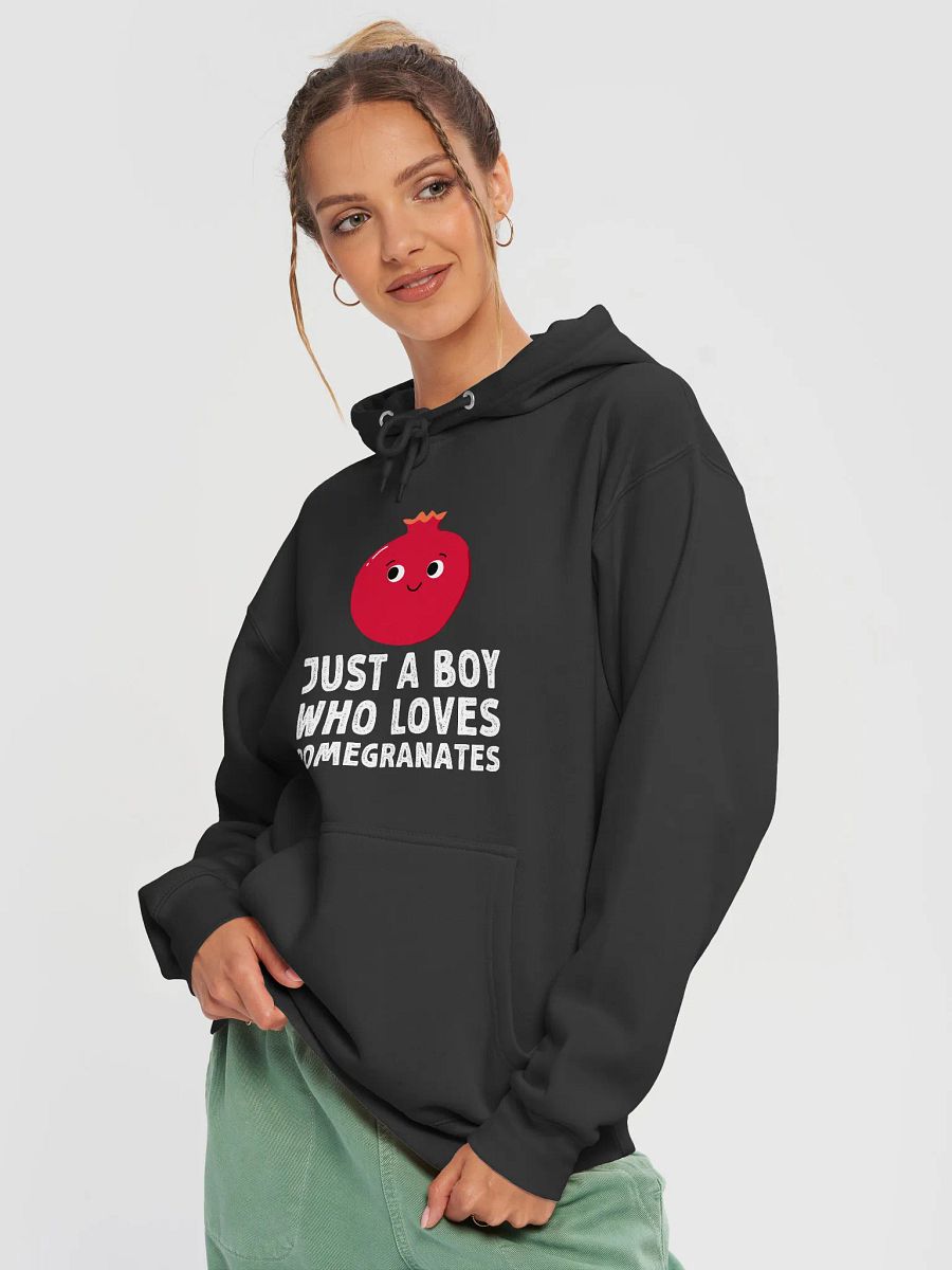Just A Boy Who Loves Pomegranates Hoodie Funny Pomegranates Lover Hoodie product image (3)