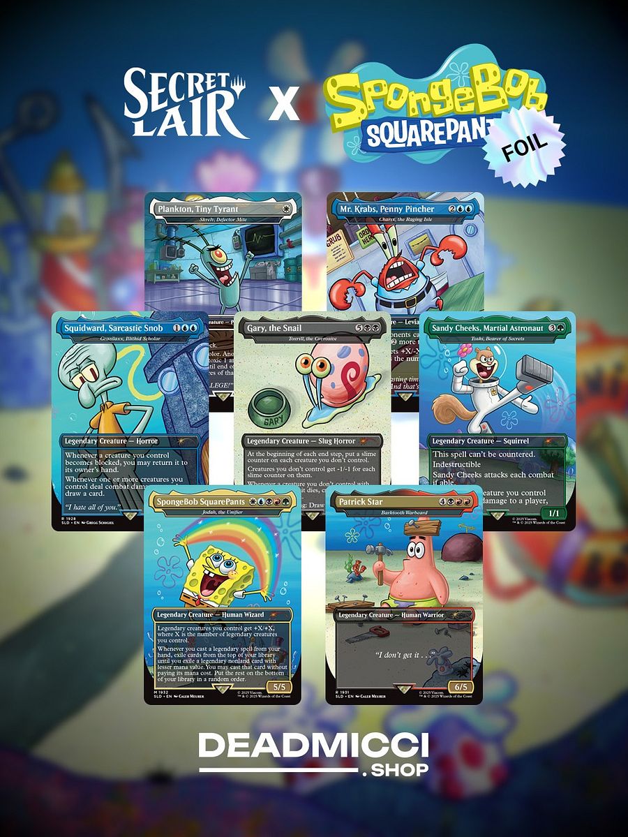 Secret Lair x SpongeBob SquarePants: Legends of Bikini Bottom *FOIL* product image (1)