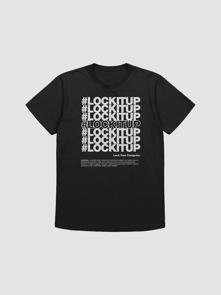 #LOCKITUP B&W - Cotton Ringspun Tee product image (1)