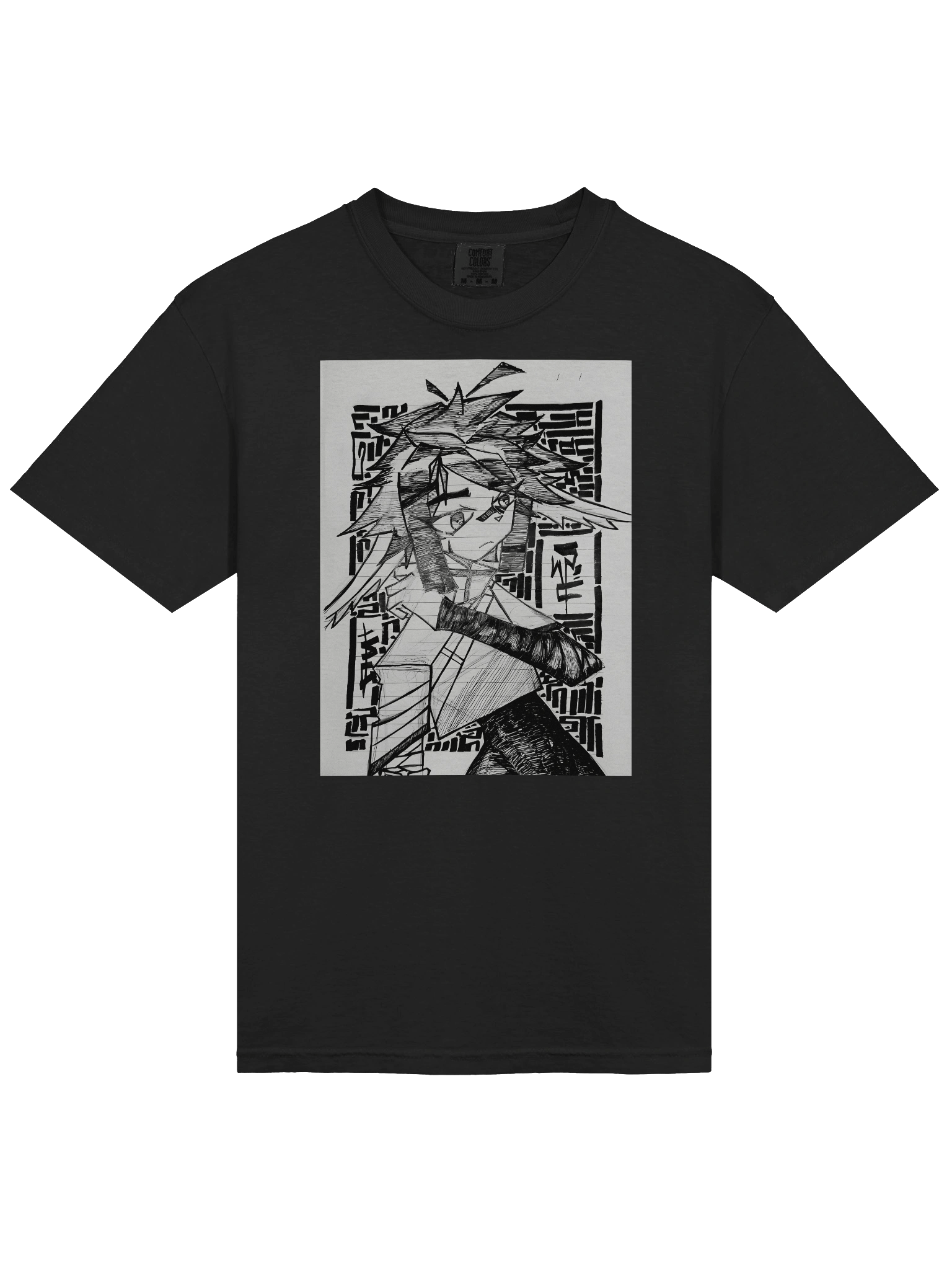 Dynamic Anime Girl Graphic Tee product image (6)