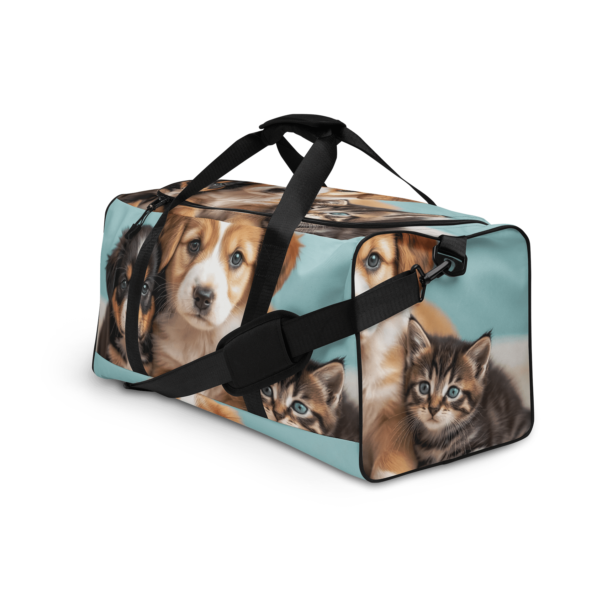 Cozy Companions All-Over Print Duffle Bag product image (3)
