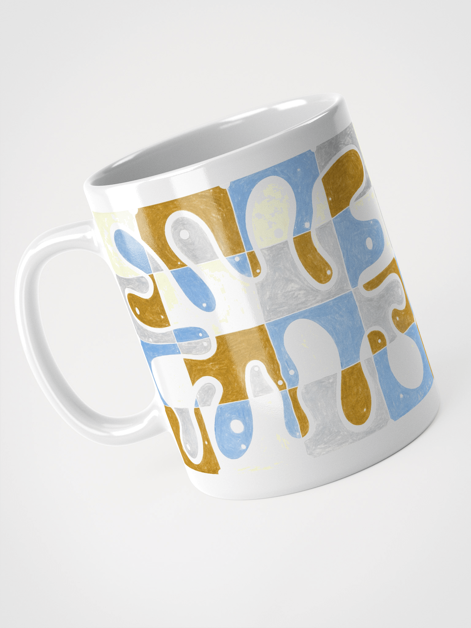 Cartoon Curiosity White Glossy Mug product image (5)