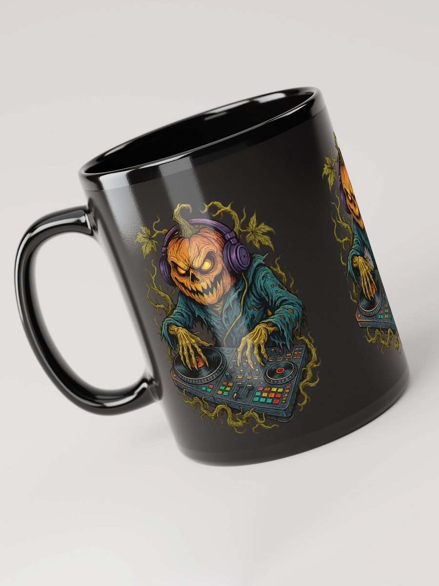 Theatrically Jerry: "DJ Jack-O-Lantern Spins Halloween Beats" Mug product image (3)