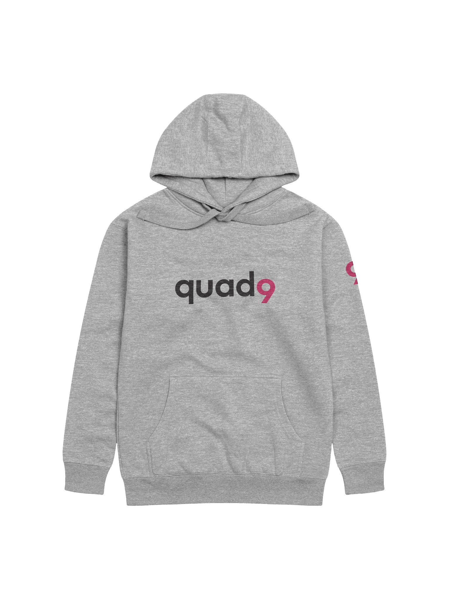 Quad9 Black Logo Hoodie product image (5)