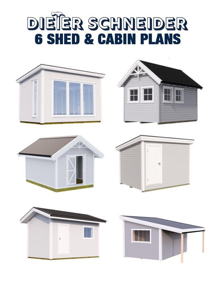 6 Shed And Cabin Plans product image (1)