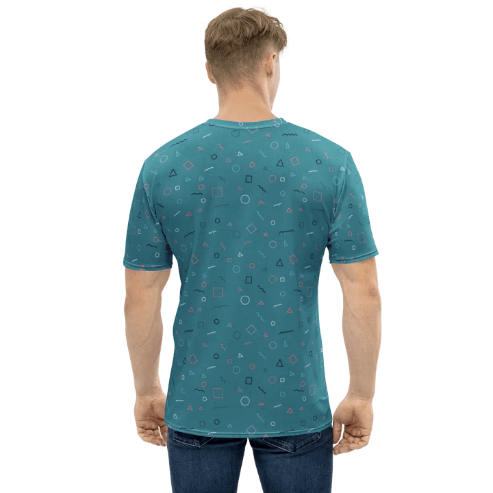 Turquoise Shapes Shirt product image (2)