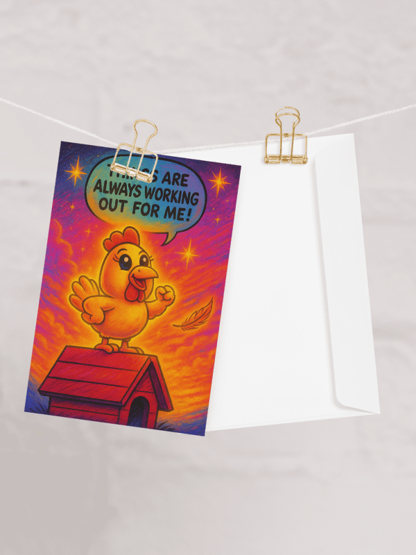 Abrahen Chicks - Things Are Always Working Out For Me - Card product image (2)