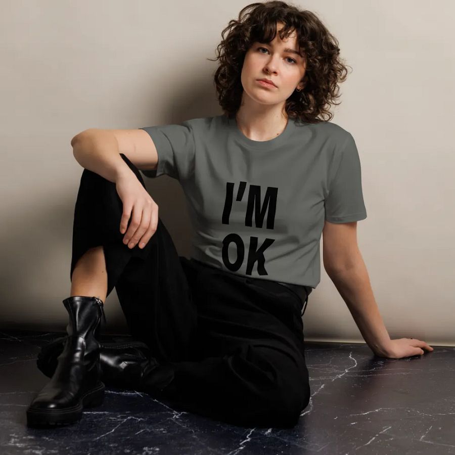 I'm Ok, But Am I? AS Colour Unisex Premium T-Shirt product image (7)
