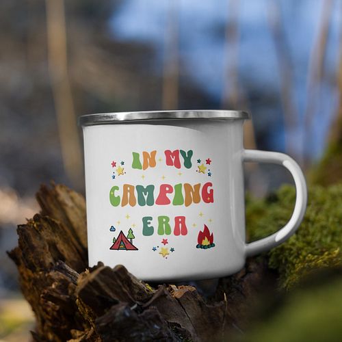 Every happy camper needs a unique camper mug. It's lightweight, durable and multifunctional. Use it for your favorite beverag...