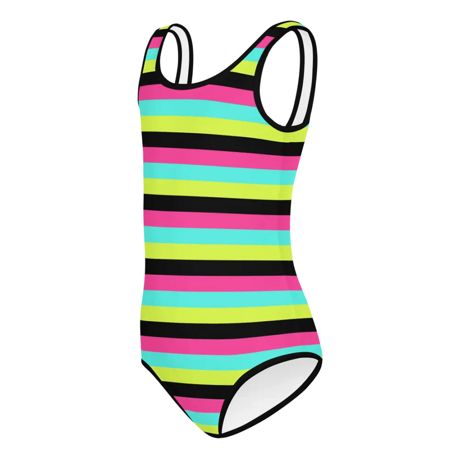 Colorful Swimsuit for Girls with stripes, Leopard Collection product image (5)
