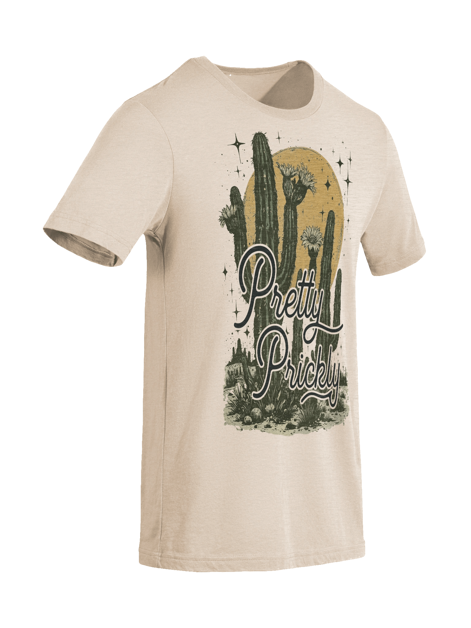 The "Pretty Prickly" Cactus Triblend T-shirt product image (5)