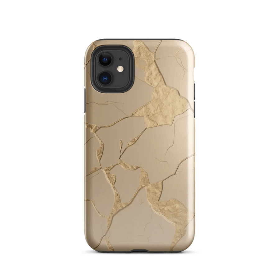 Gold Kintsugi Tough iPhone Case product image (47)
