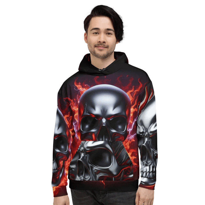 Silver Blaze - Unisex Skull Hoodie #20 product image (2)