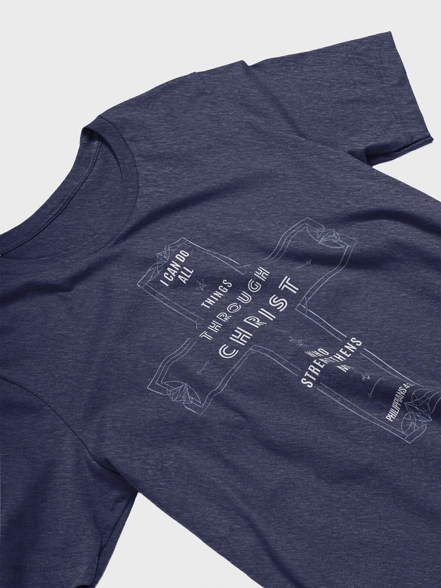 Through Christ Christian T-Shirt | Philippians 4:13 product image (3)
