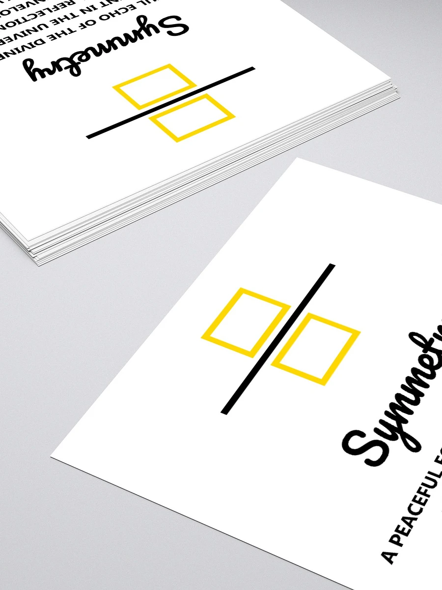 Symmetry Sticker - yellow line product image (3)