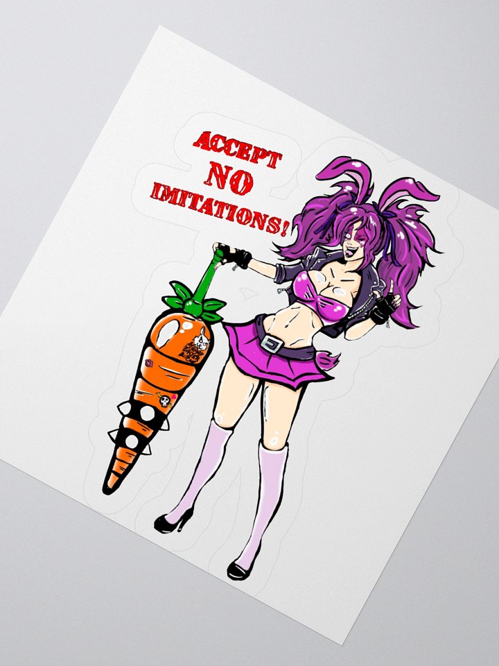 Accept No Imitations! Nayo Bunny Sticker product image (6)