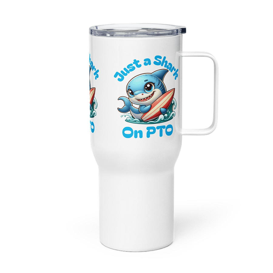 Smiling Shark Surfboard Travel Mug product image (5)