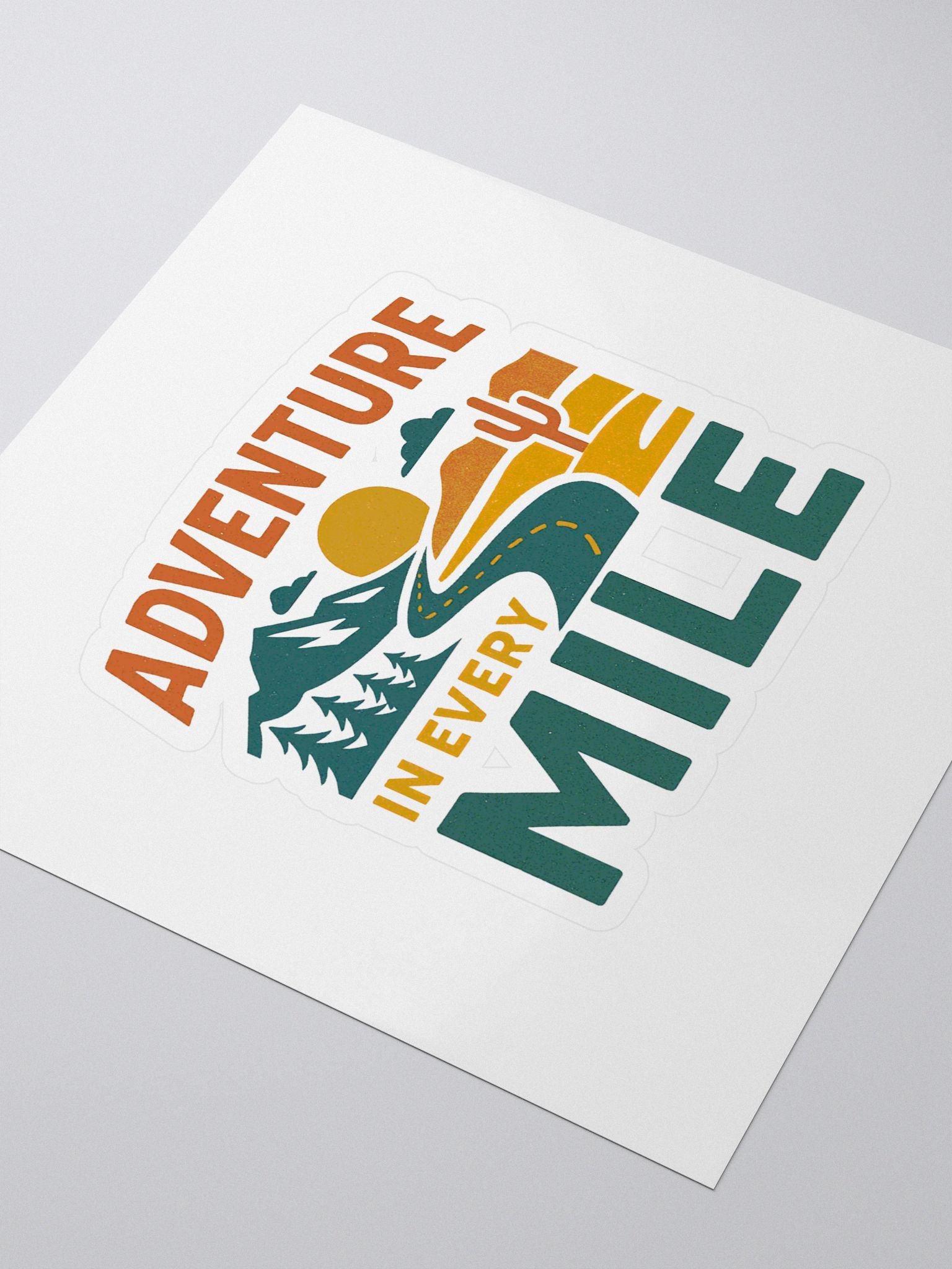 Adventure in Every Mile -Sticker product image (3)