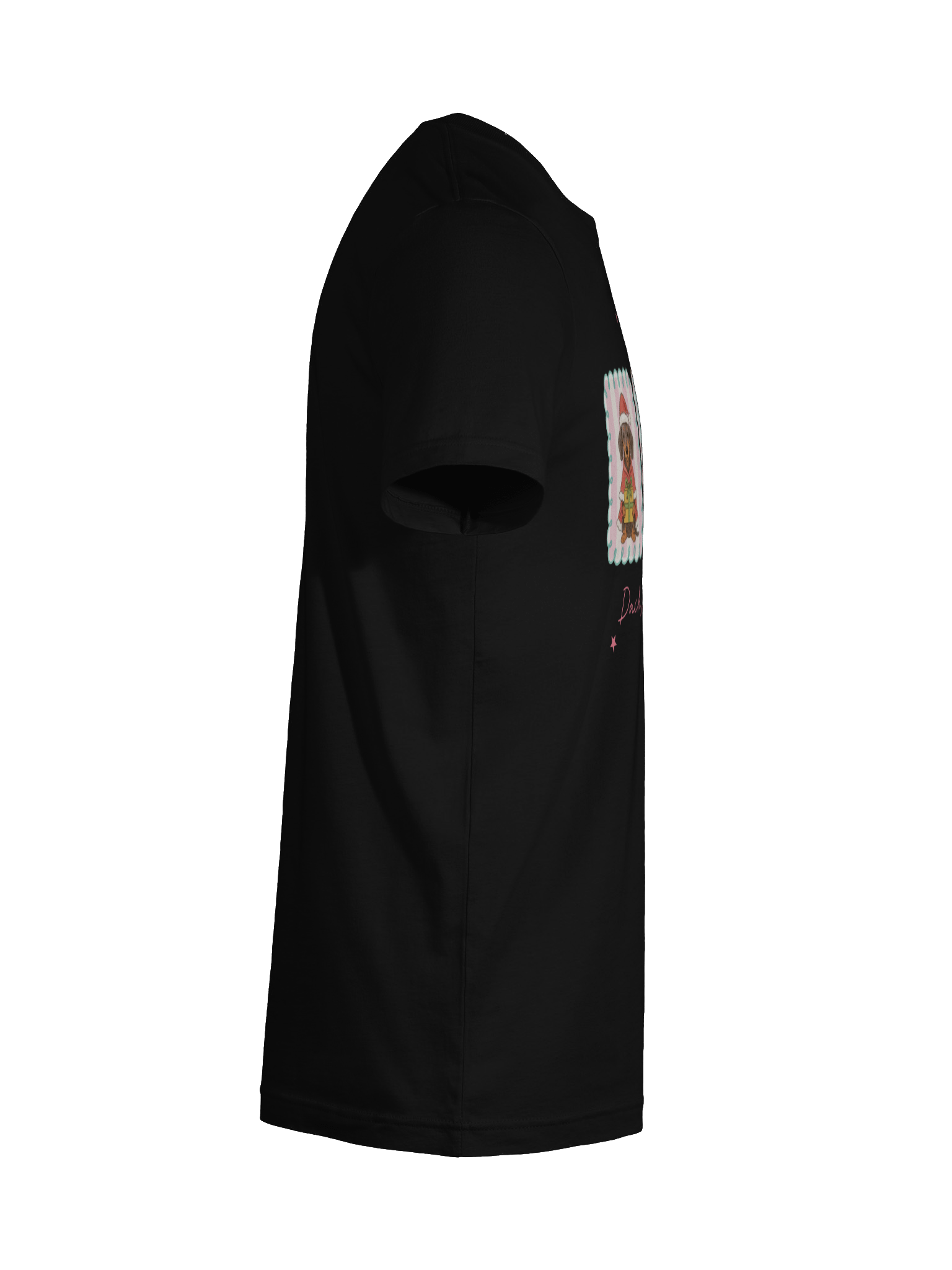 Dachshund The Halls Christmas T-Shirt – Cute Holiday Dog Pun Design product image (12)