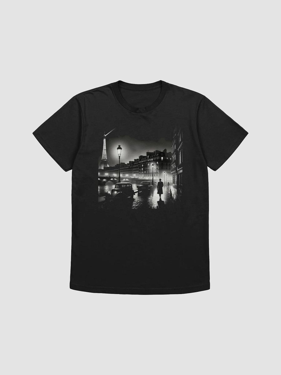 Parisian Nights: Vintage Romance Meets Urban Chic (Front Print Mens Tee) product image (1)