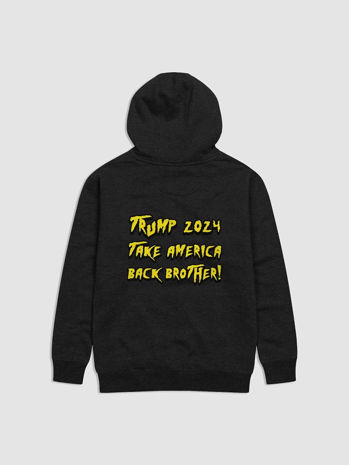 TRUMPAMANIA 2024 TAKE AMERICA BACK BROTHER! PATRIOTIC UNISEX PREMIUM HOODIE product image (6)