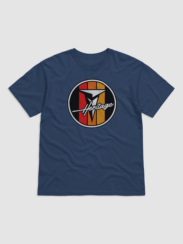 Retro Heritage Logo T-Shirt Navy product image (1)