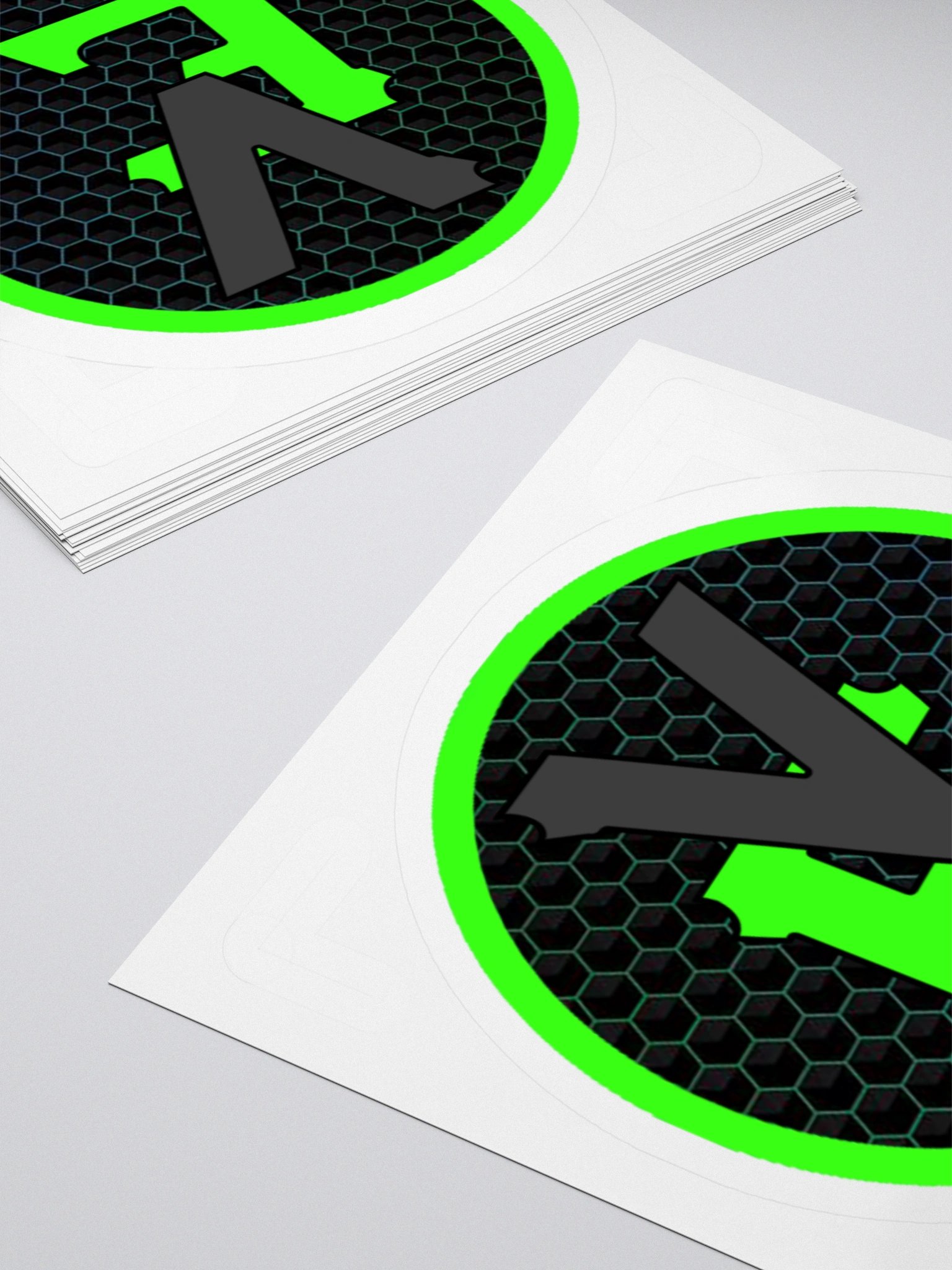 Kiss Cut Sticker VENT Circle Multi Carbon product image (4)