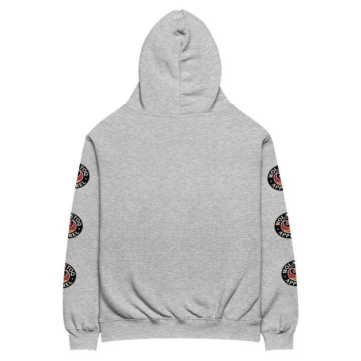 Red Symmetry Unisex Oversized Hoodie product image (2)