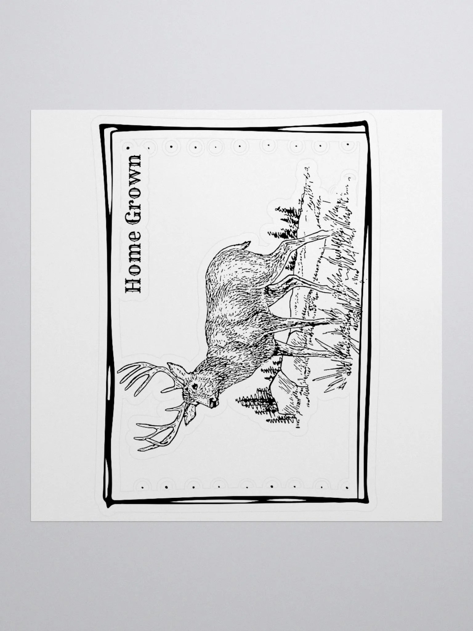 Wilderness Kiss Cut Sticker product image (1)