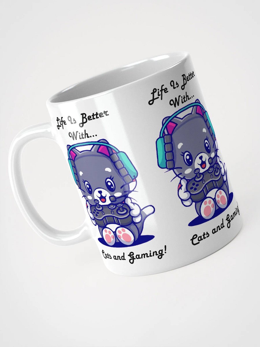 Cats and gaming mug product image (6)