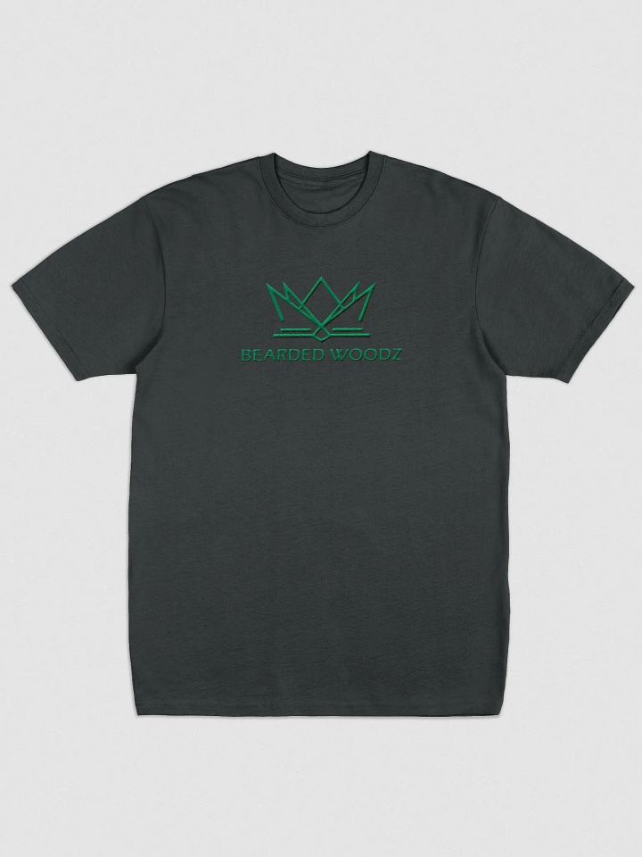 Men's Bearded Woodz T-Shirt (Green Embroidery) product image (4)