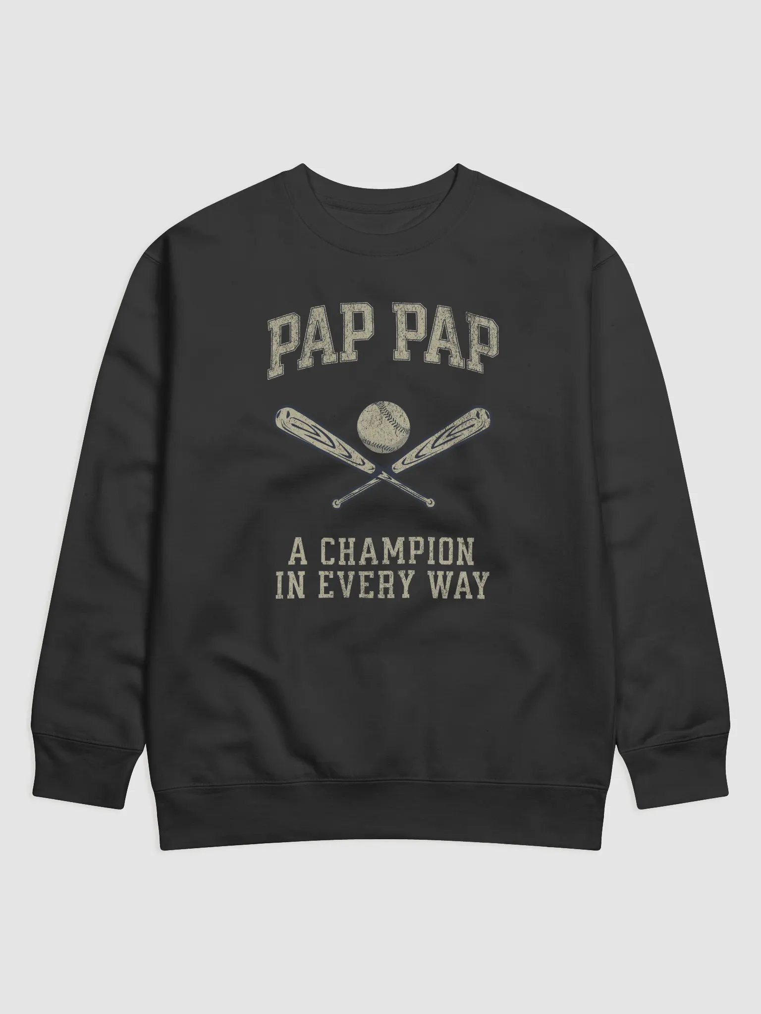 Pap Pap Champion Baseball Bats Premium Sweatshirt product image (5)