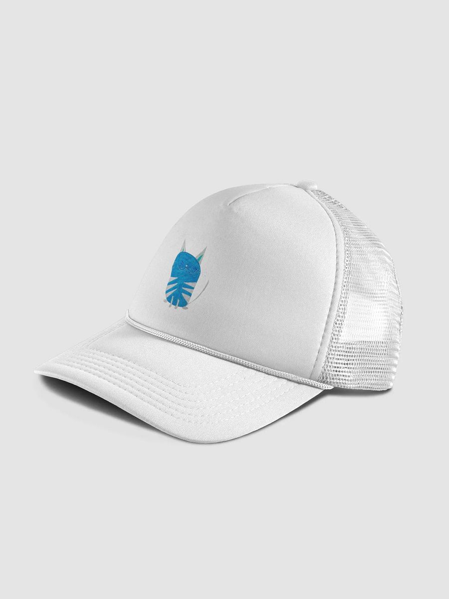 Abstract Whimsical Fun Striped Cat Baseball Cap product image (4)