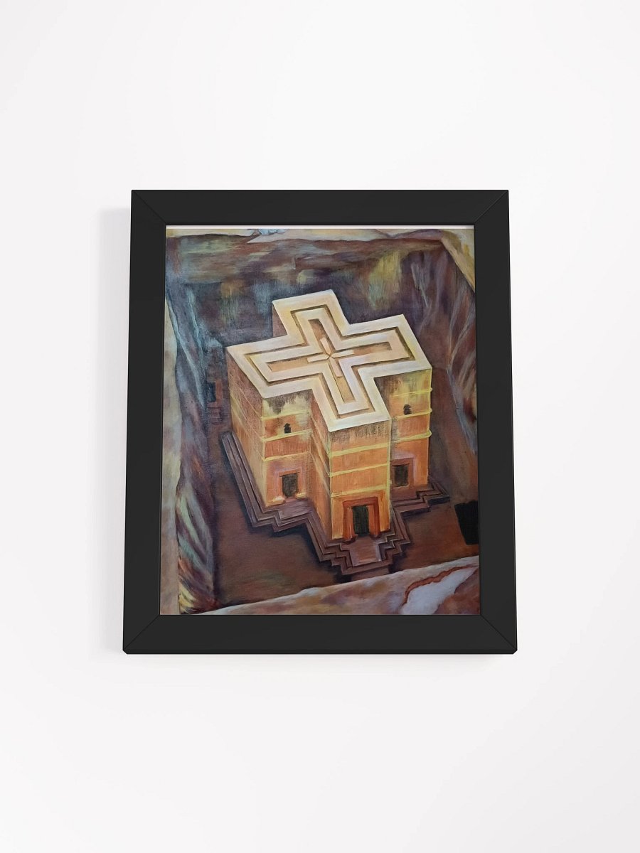 Lalibela Rock-Hewn Church Framed Matte Poster product image (4)