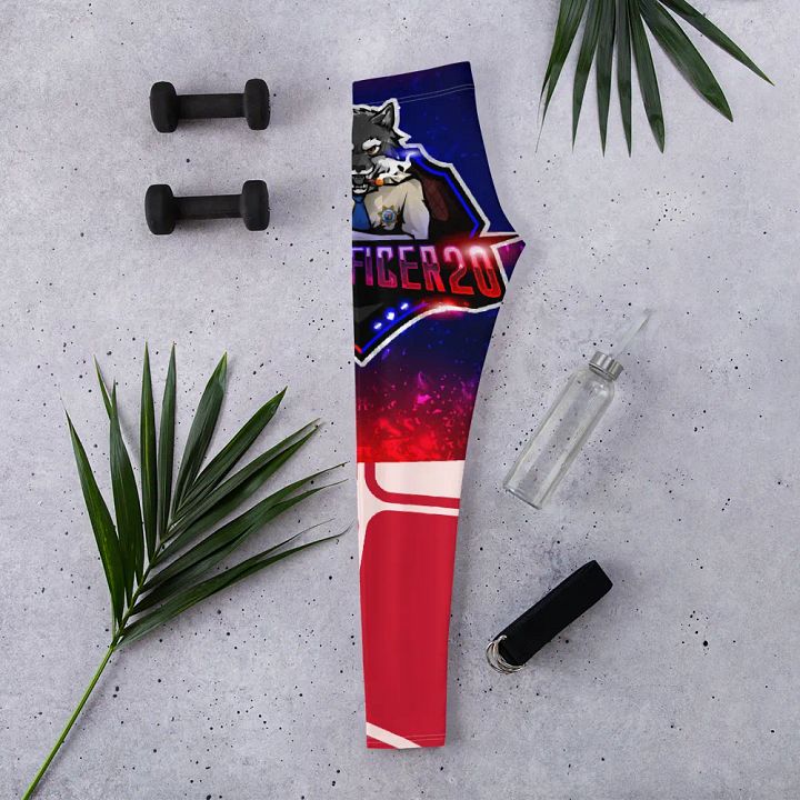 CHIPOFFICER20 Cosmic Wolf All-Over Leggings product image (2)