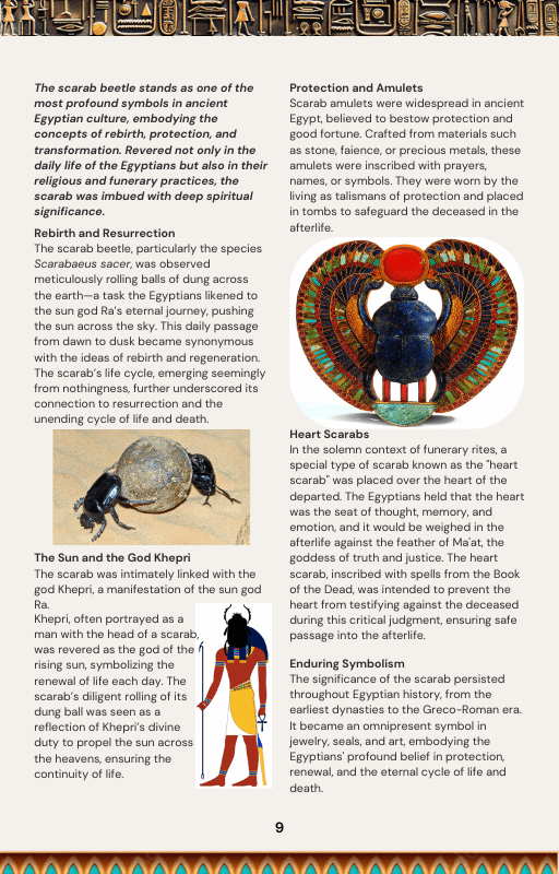 Ancient Egyptian Symbols - 24 symbols illustrated and explained by Milad Sidky product image (4)