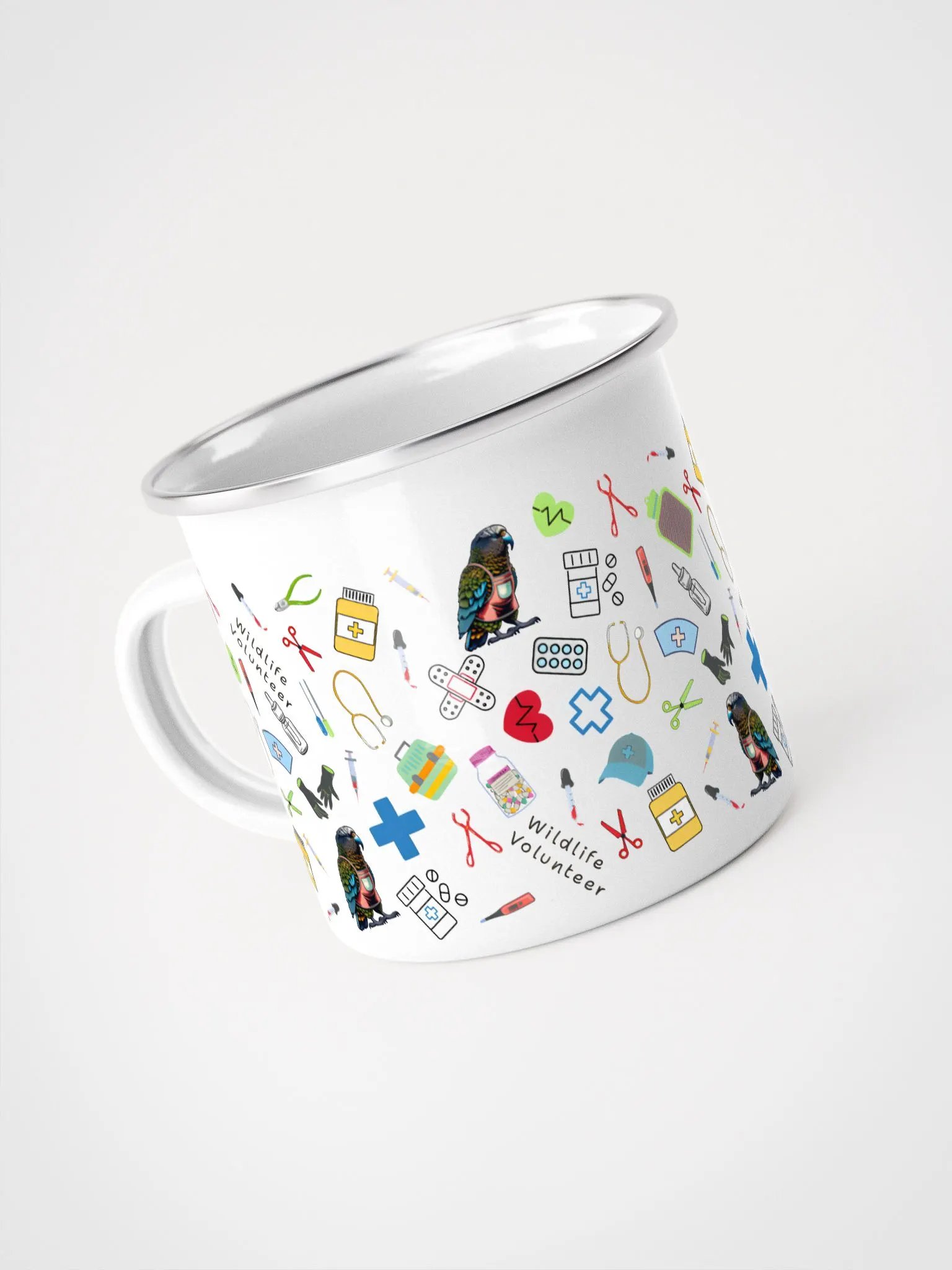 Wildlife Volunteer Adventure Essential Enamel Mug product image (4)