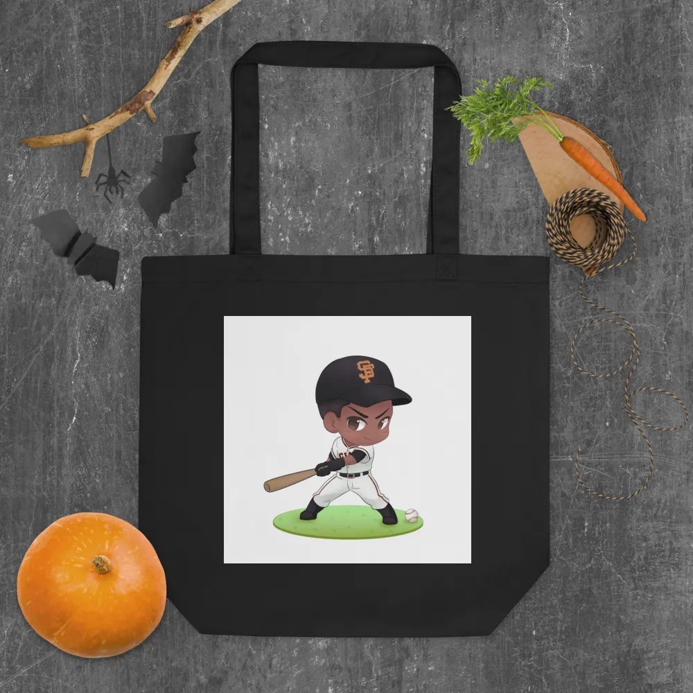 Chibi Willie Mays Eco Tote Bag product image (5)