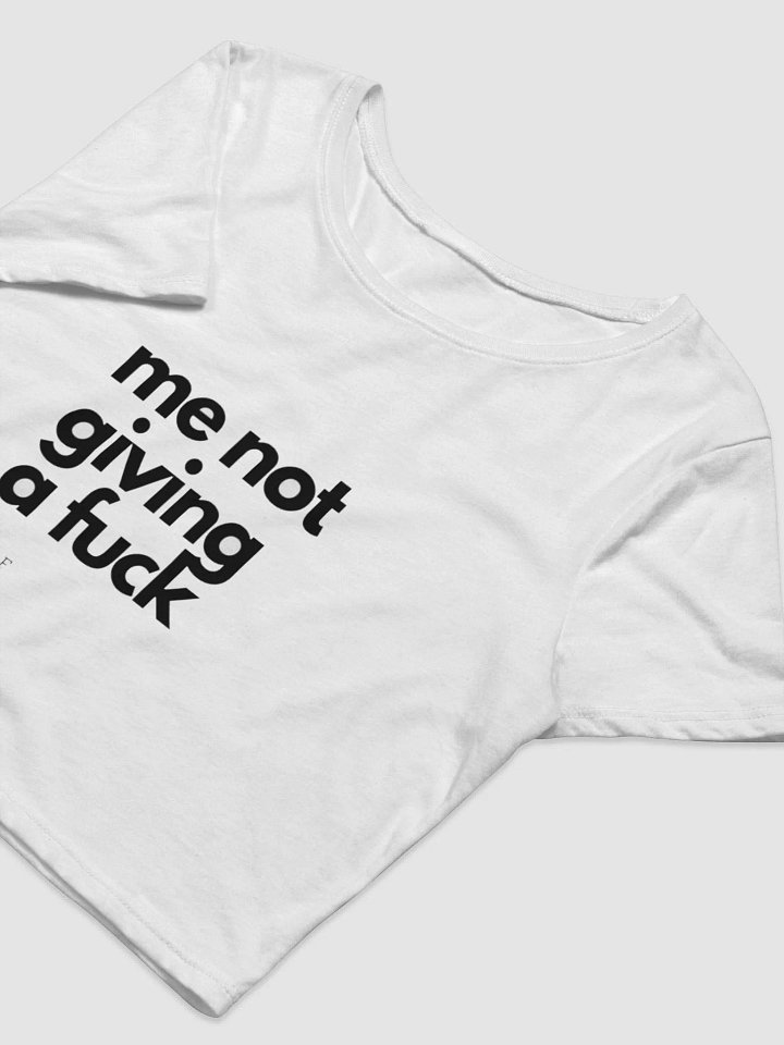 Not giving a fuck crop top product image (1)