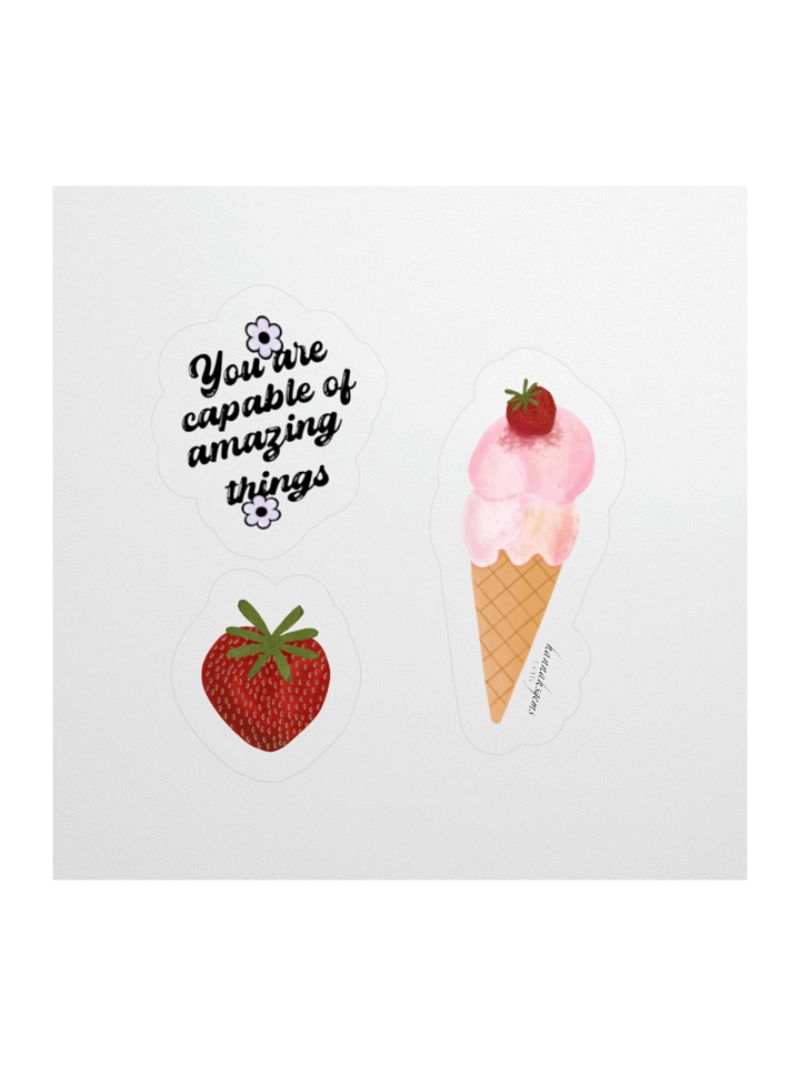 Strawberry Mini Stickers product image (1)