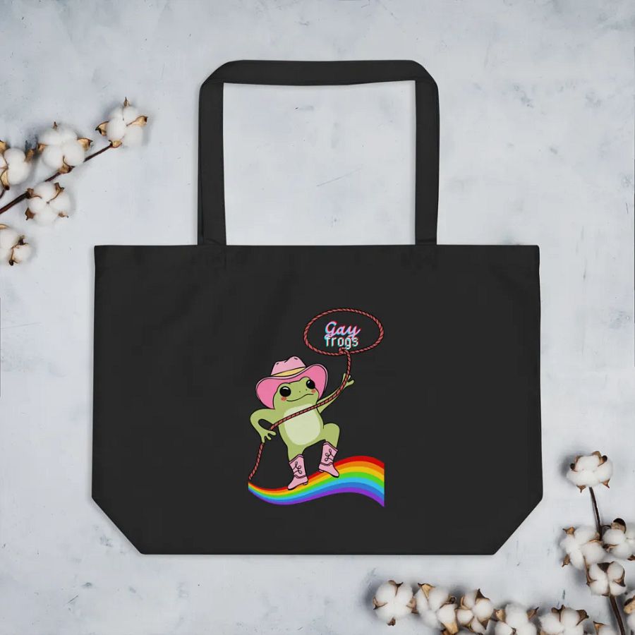 Gay Frog Hype Organic Tote product image (3)