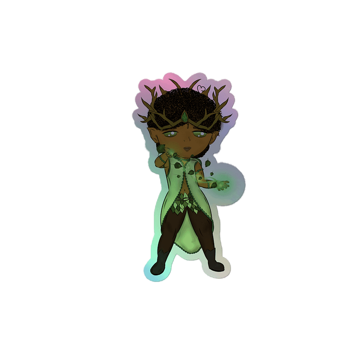 Nature Mage Zhen | Holographic Sticker product image (2)