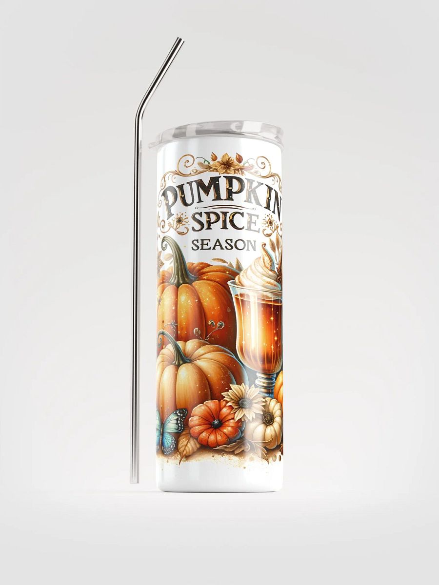 Pumpkin Spice Autumn Bliss, Fall Stainless Steel Tumbler product image (4)