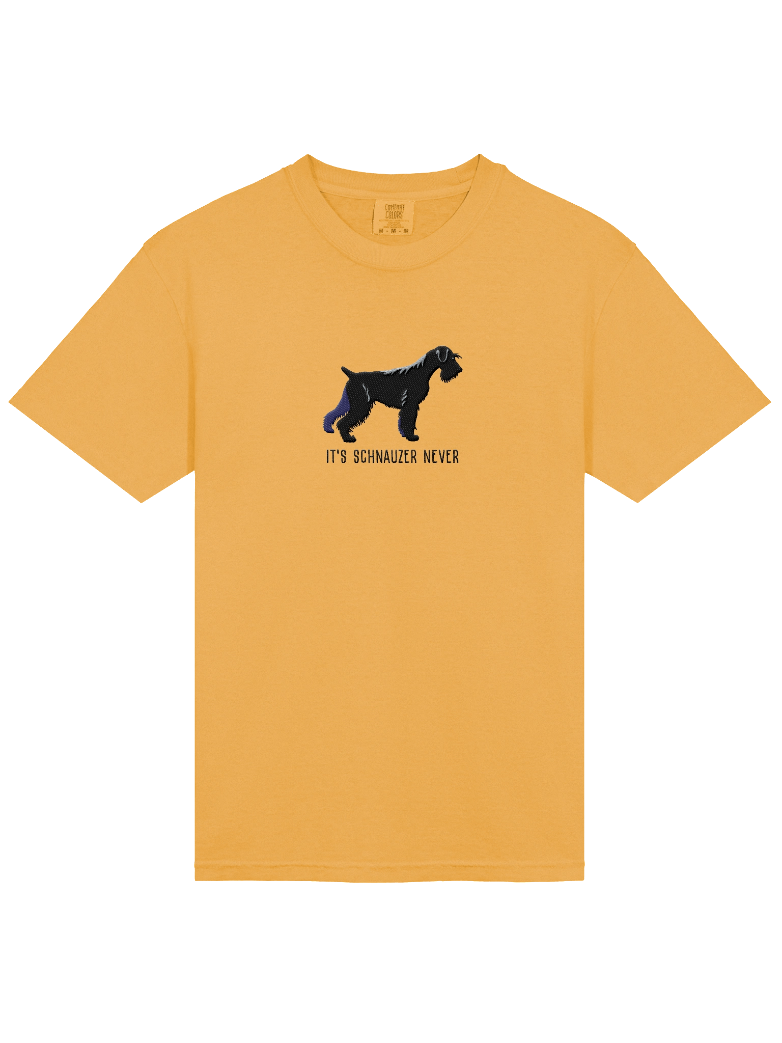 It's Schnauzer Never T-Shirt(Embroidered) of a Standard Schnauzer(Black) product image (23)