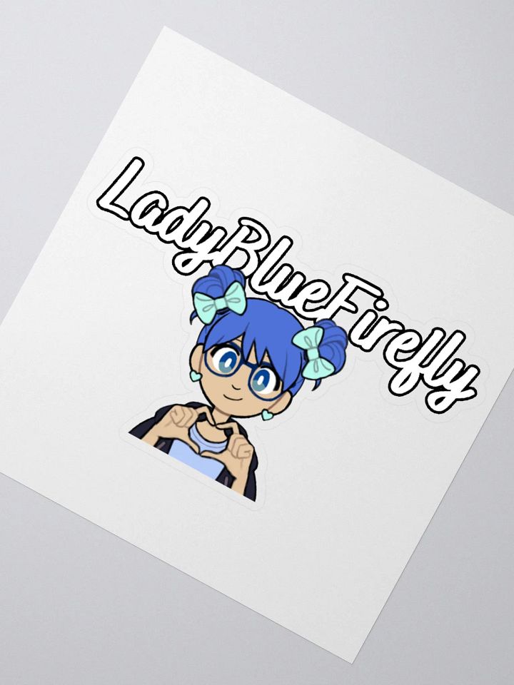 LadyBlueFirefly PNG Hand Heart Sticker product image (2)