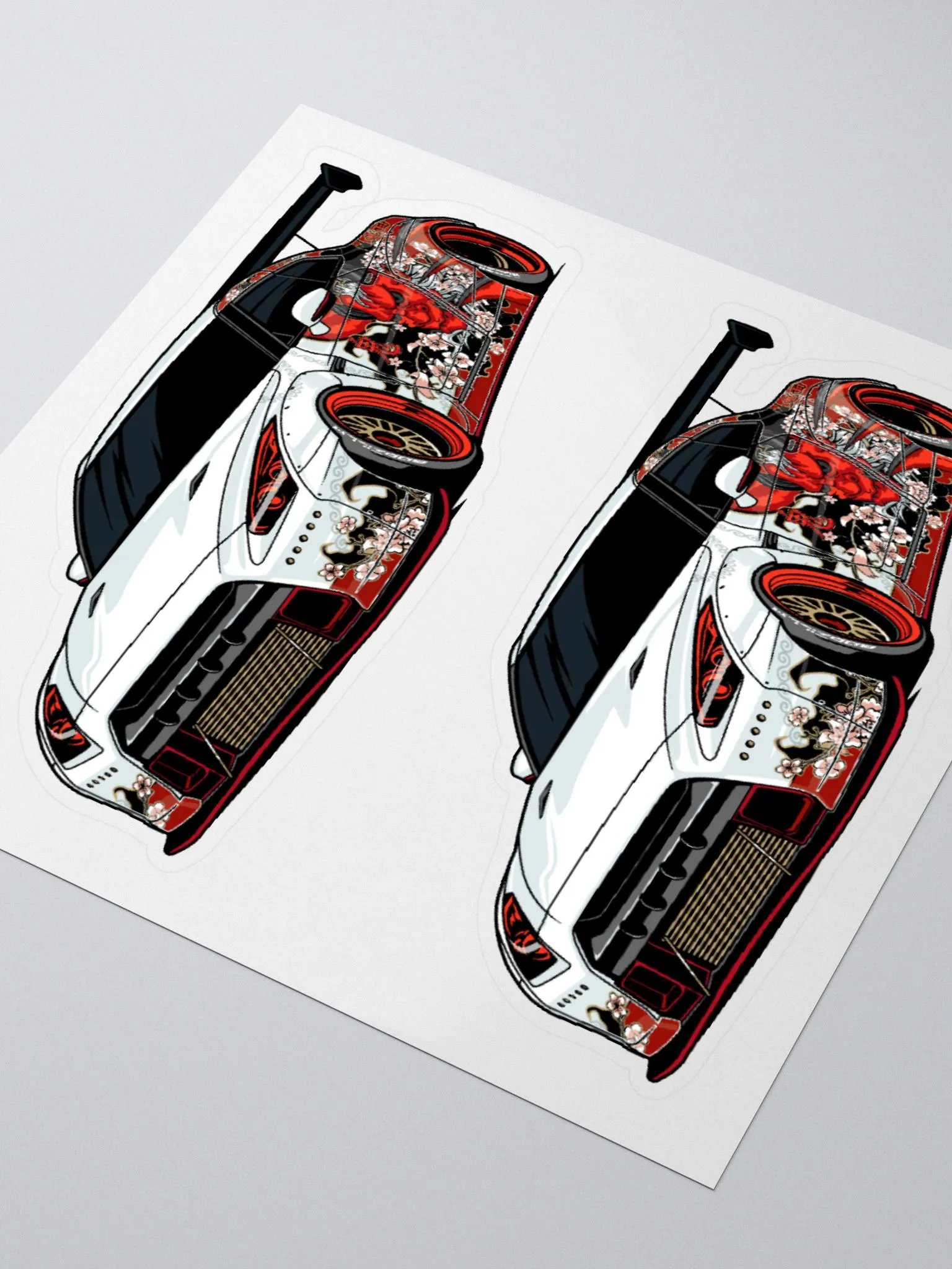 Oni R35 Nissan GT-R Sports Car Stickers product image (3)