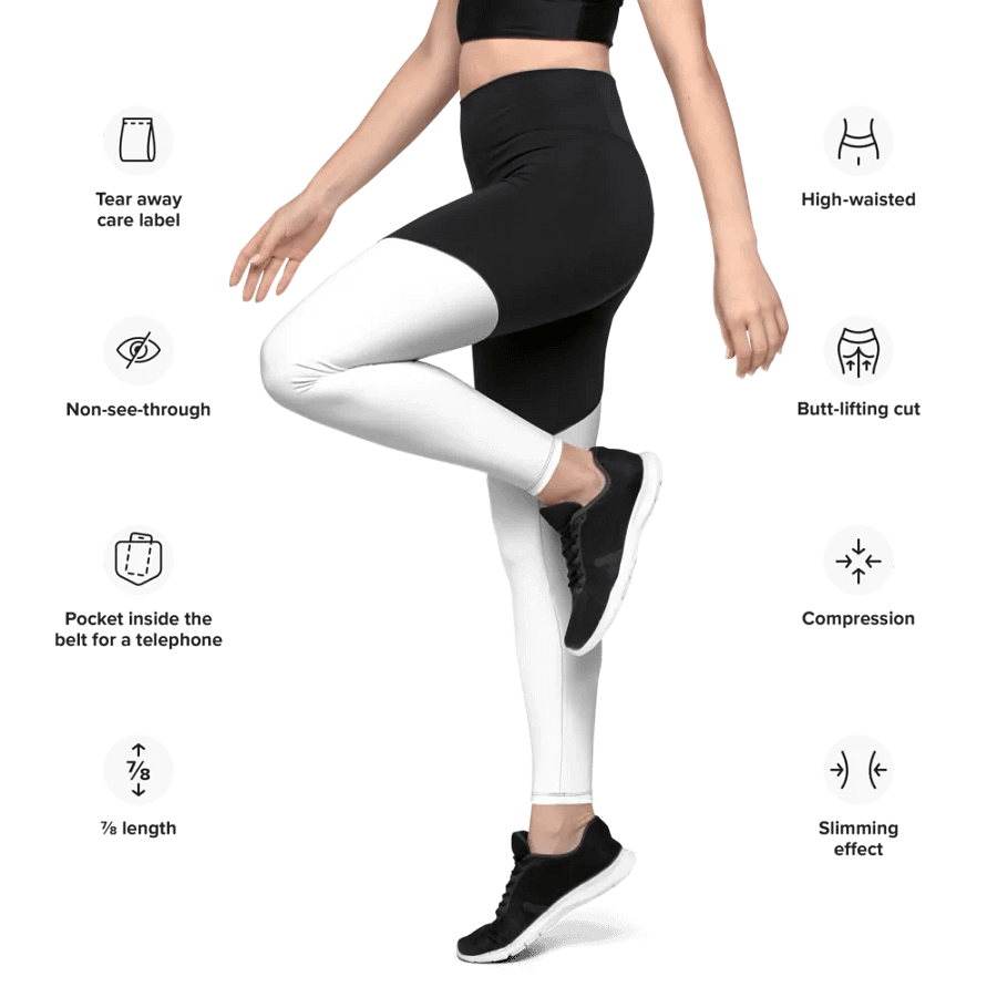 Leggings deportivos con estampado integral LINEA - PHP product image (9)